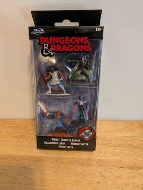 Dungeons & Dragons Die-Cast Action Figure 4-Pack – Multi-Color
